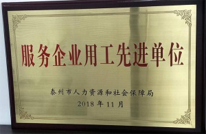 企业用工先进单位
