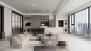 栖凤华庭现代风黑白灰色调